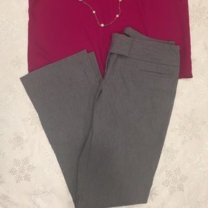 The Limited Exact Stretch Gray Classic Flare Pants